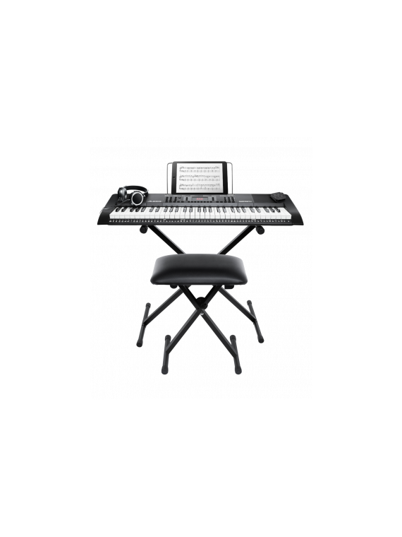 Piano Numérique ALESIS - HARMONY61MKI3 Pack
61 touches, haut-parleurs intégrés, stand, casque, pédale sustain
