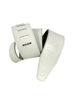 SOLDIER® Sangle Cuir Lisse Blanc