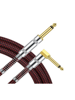 GROOVIT® Câble Dark Red Tressé Blindé D/C 3m