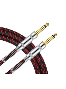 GROOVIT® Câble Dark Red Tressé Blindé D/D 3m