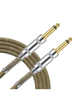 GROOVIT® Câble Marron Tressé Blindé D/D 3m