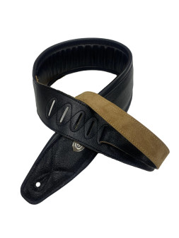 SOLDIER® Sangle Cuir Vintage Matelassé Noir