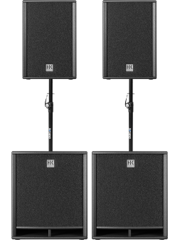 HK AUDIO - PROPACK-1218
Systèmes Actif passif pour 250 pers.