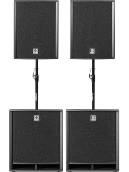 HK AUDIO - PROPACK-1518
Systèmes Actif passif pour 250 pers.