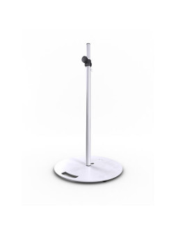 Pied pour enceinte avec embase lourde ronde - Blanc