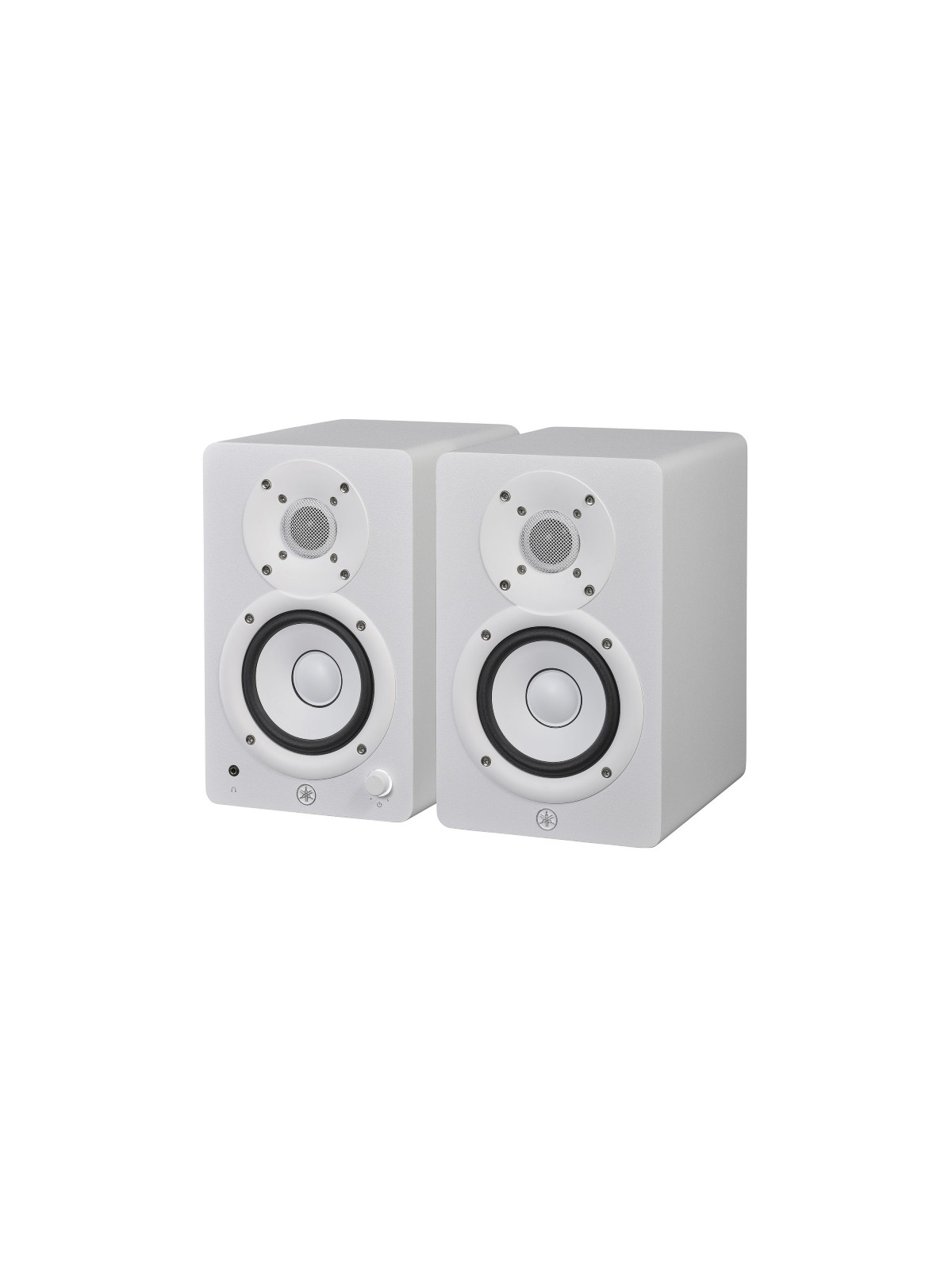 Enceintes de monitoring Yamaha HSW4 blanche la paire