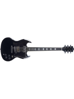 Guitare Electrique EKO - Tribute Type SG Black
