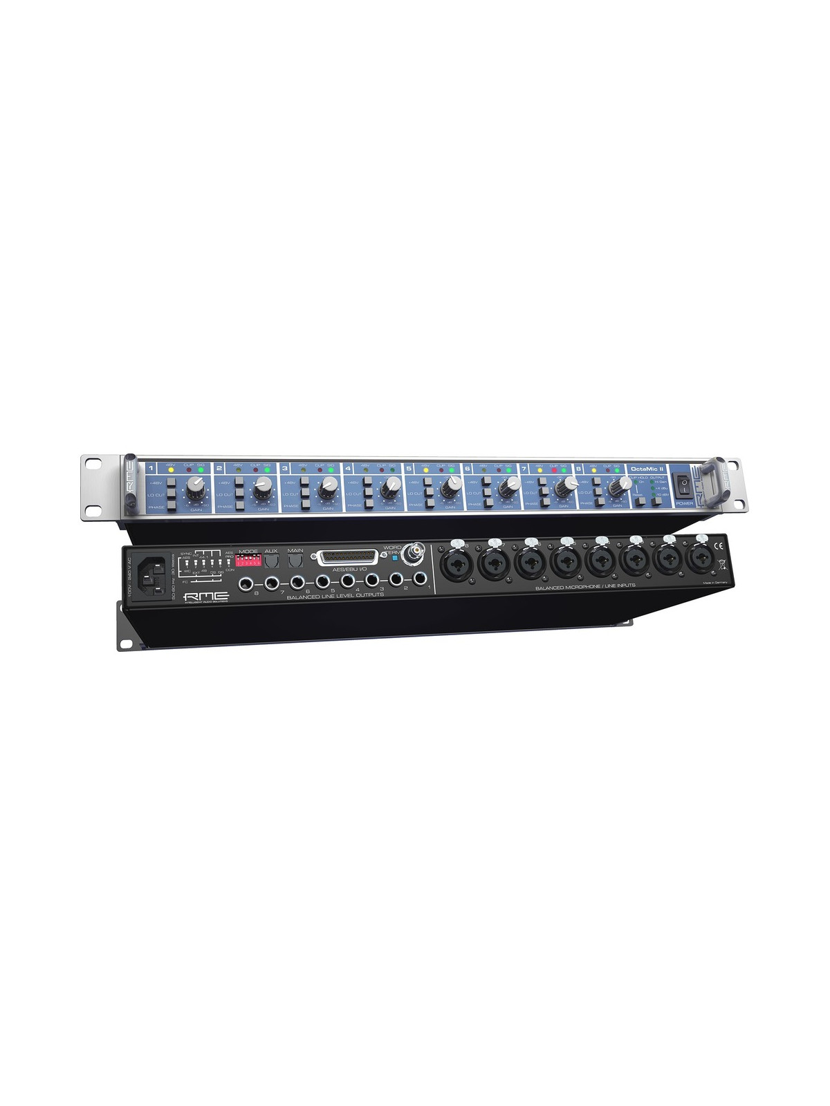 Rme OCTAMIC II PREAMP MICRO

Préampli micro/ligne 8 canaux, AES, ADAT 192 hHz