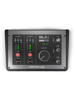 Carte Son SOLID STATE LOGIC - SSL2+MKII
USB-C - 2 entrées, 4 sorties + MIDI
