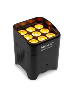 PAR à LED sur batterie, 9 x 12W 6-en-1, IP65, EazyLink, BBP59
batterie interchangeable