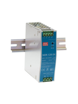 Contest NDR-120-24
Alimentation rail DIN 24 V DC à 5 A - 120W