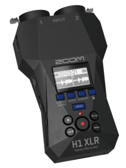 H1 XLR - Enregistreur 2 pistes 32 bits à virgule flottante - 2x entrées XLR combo