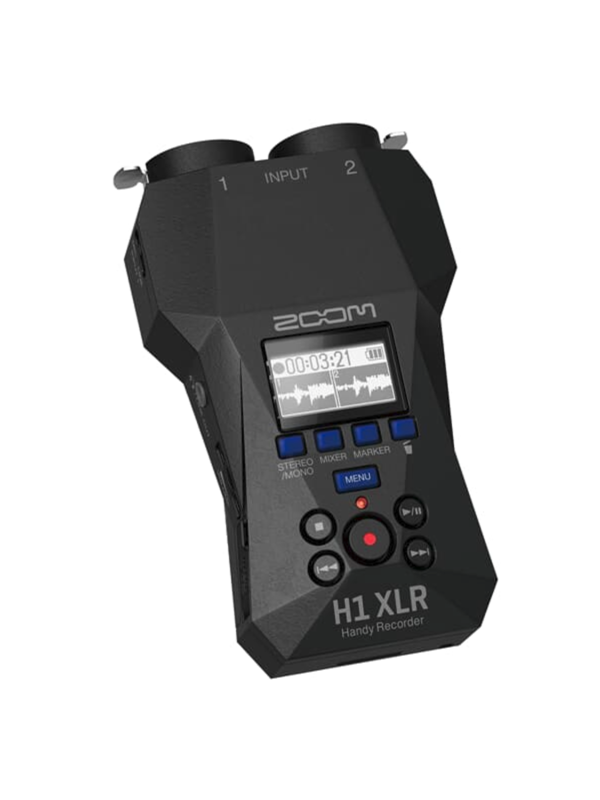 H1 XLR - Enregistreur 2 pistes 32 bits à virgule flottante - 2x entrées XLR combo