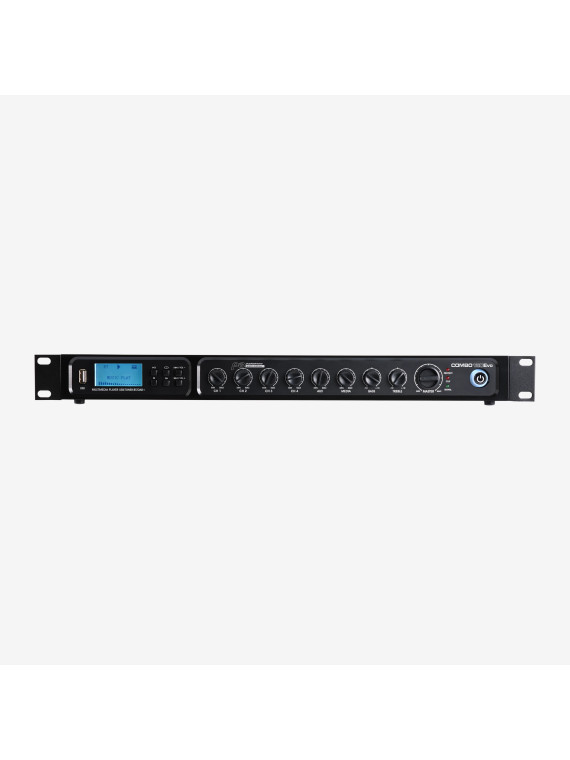 Audiophony COMBO120Evo

Amplificateur-mixeur 100 V de 120 W avec lecteur multimédia intégré : USB, tuner FM, Bluetooth et DAB+