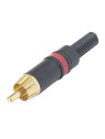 Fiche RCA Neutrik Rouge