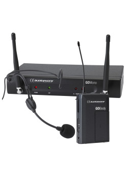 Audiophony PACK GO Head-F6 600MGz
1 récepteur GOMono + 1 émetteur main GOBody + 1 micro serre tête GOHead