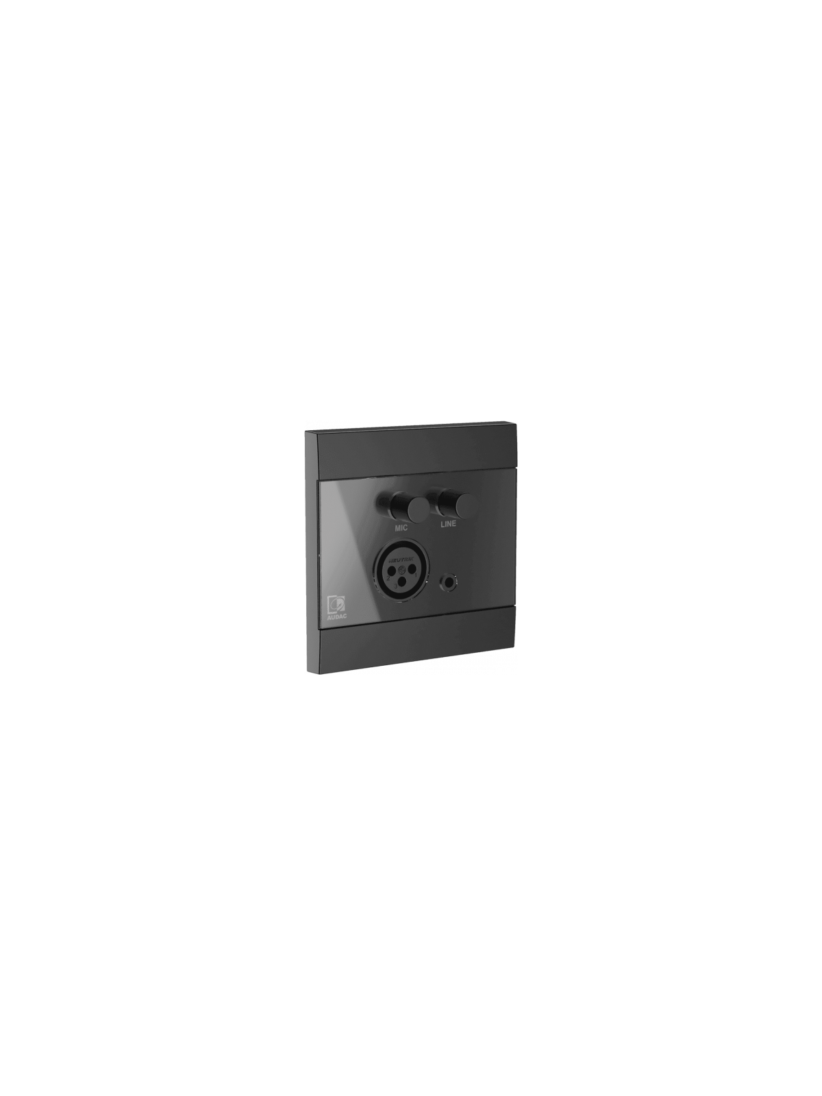 Audac WP210-B
Panneau mural universel - mic/line - noir