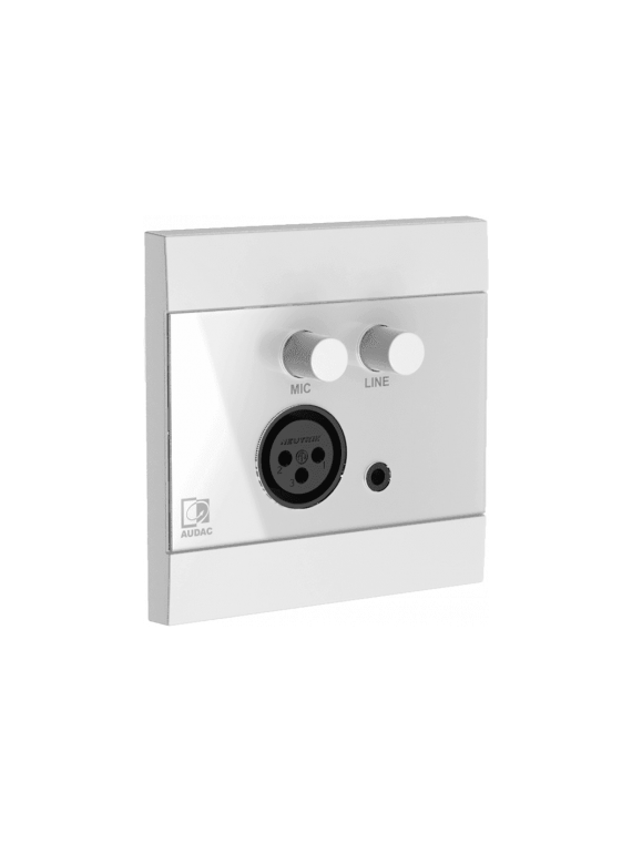 Audac WP210-W
Panneau mural universel - mic/line - blanc