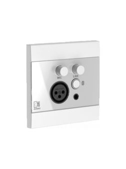 Audac WP225-W
Contrôleur/récepteur mural - mic/line/BT - blanc