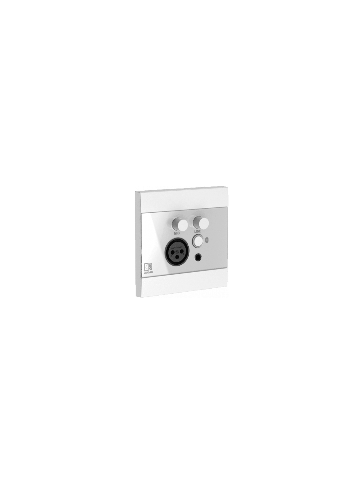 Audac WP225-W
Contrôleur/récepteur mural - mic/line/BT - blanc