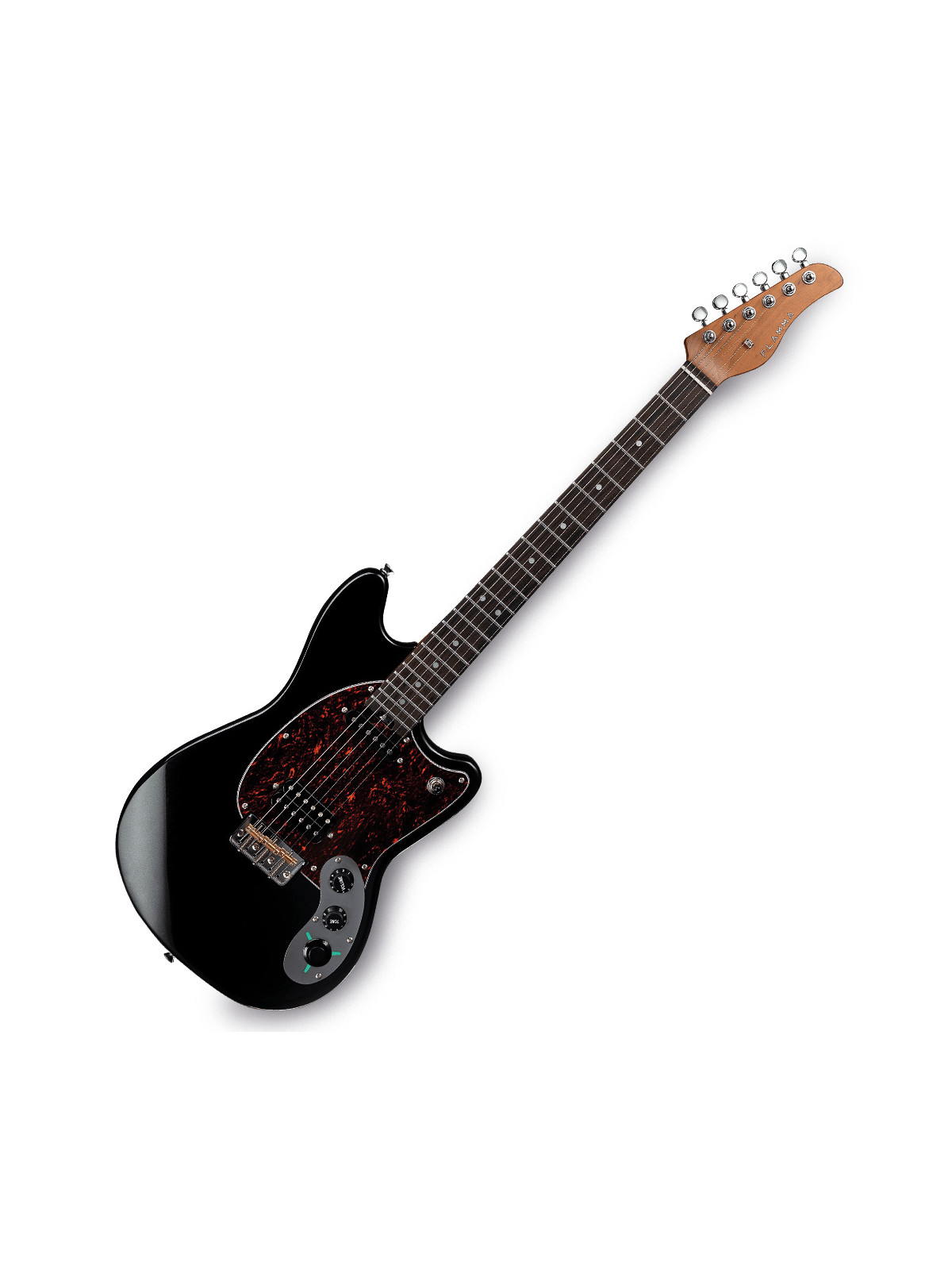 Guitare Electrique Flamma® E1000 Guitare DSP Pearl Black