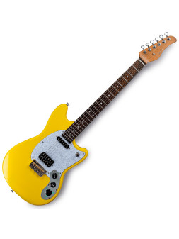 Guitare Electrique Flamma® E1000 Guitare DSP Cyber Yellow