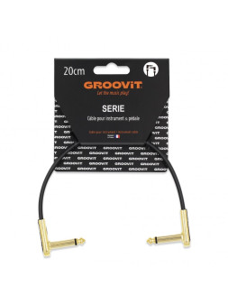 GROOVIT® Câble Patch HQ Plat Blindé 20cm