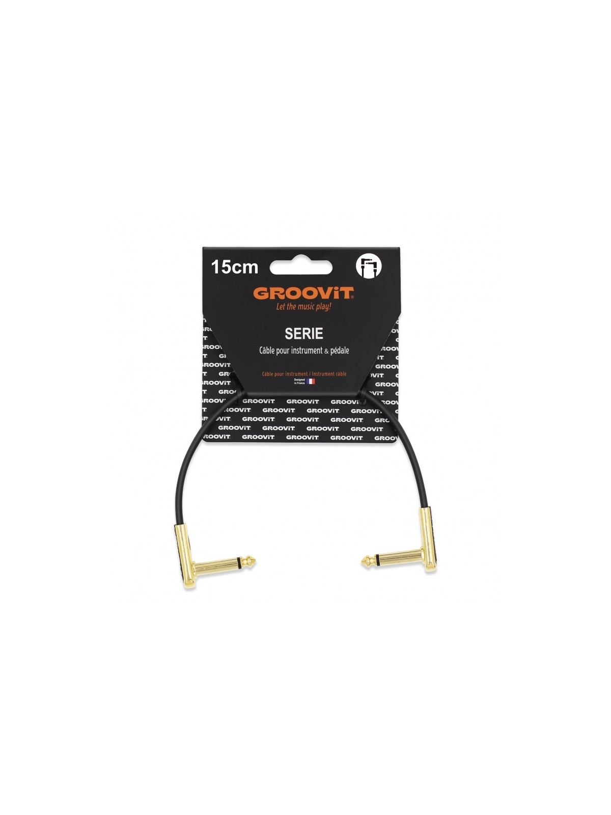 GROOVIT® Câble Patch HQ Plat Blindé 15cm
