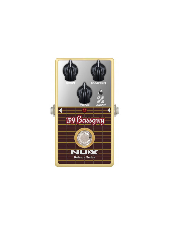 NUX - 59-BASSGUY-OD
Pédale effet Analogique type Bassman vintage