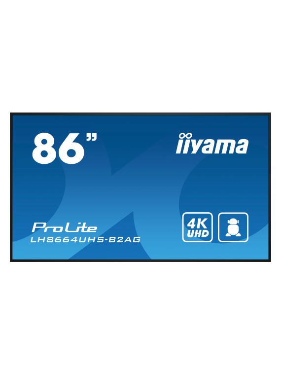 Moniteur Dynamique IIYAMA 86" (3840x2160) 4K UHD