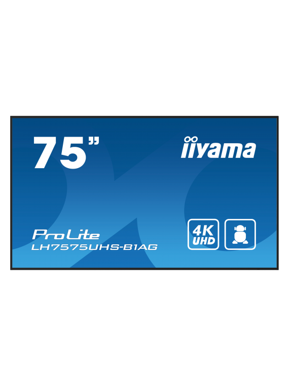 Moniteur Dynamique IIYAMA 75" (3840x2160) 4K UHD