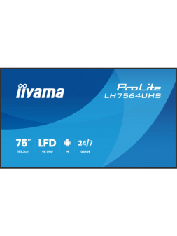 Moniteur Dynamique IIYAMA 75" (3840x2160) 4K UHD