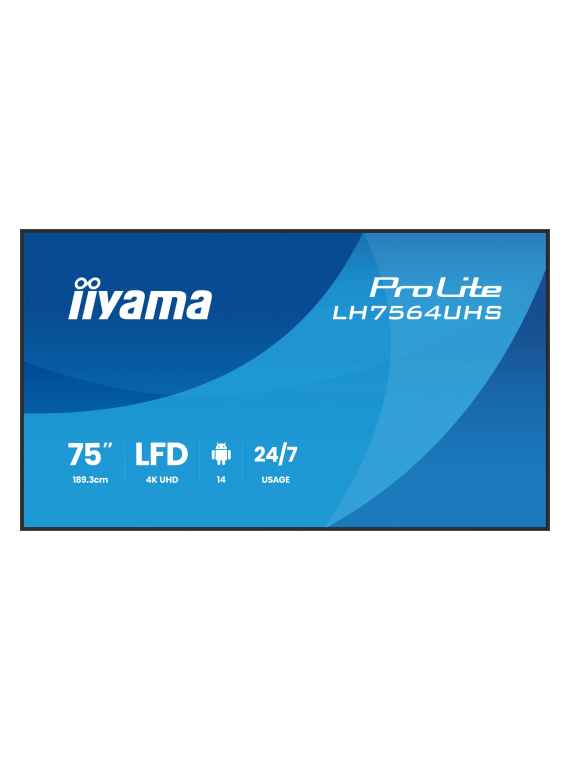 Moniteur Dynamique IIYAMA 75" (3840x2160) 4K UHD