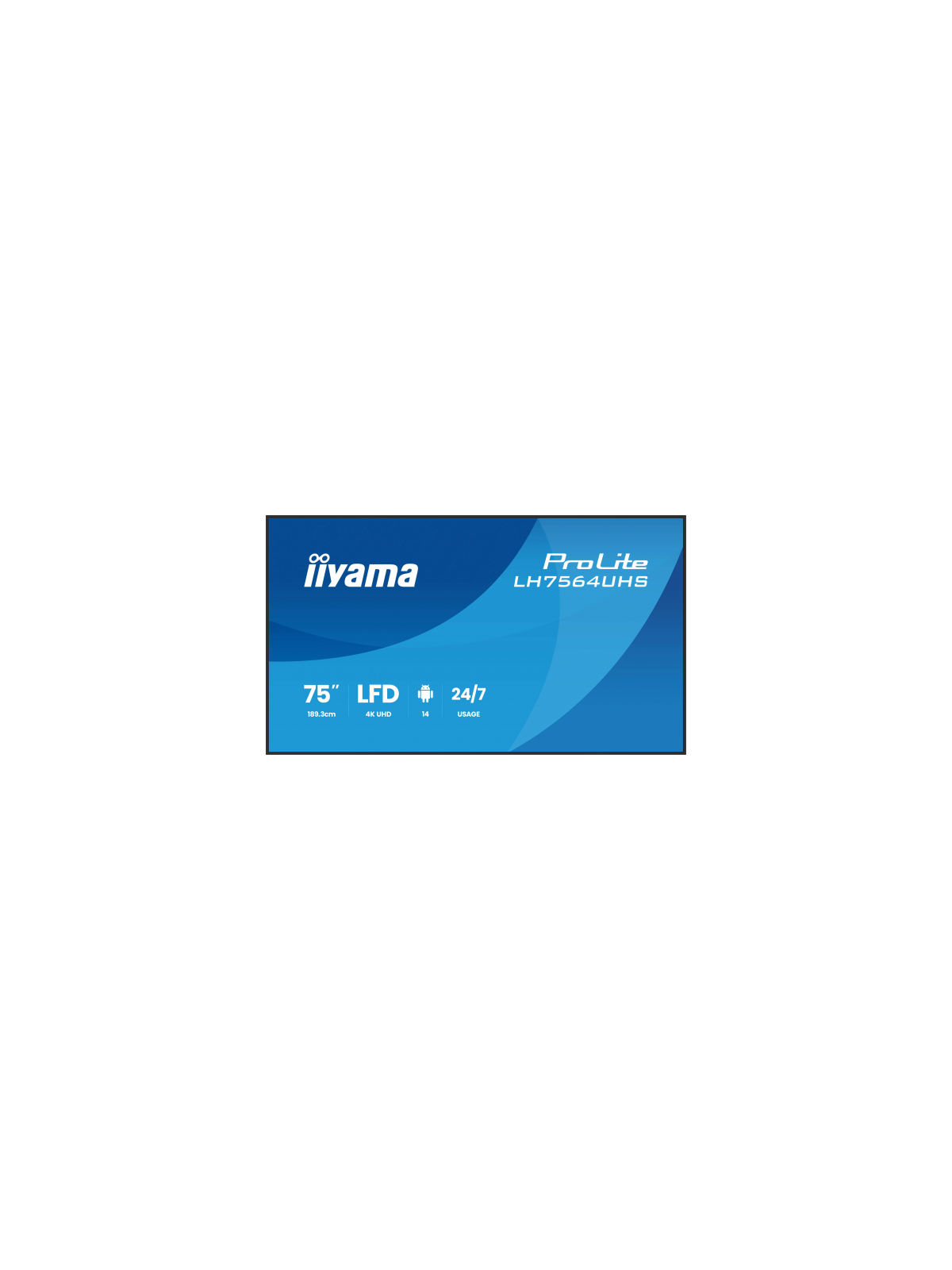 Moniteur Dynamique IIYAMA 75" (3840x2160) 4K UHD