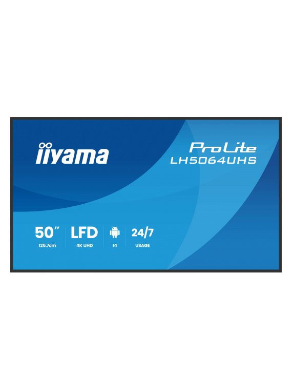 Moniteur Dynamique IIYAMA 50" (3840x2160) 4K UHD