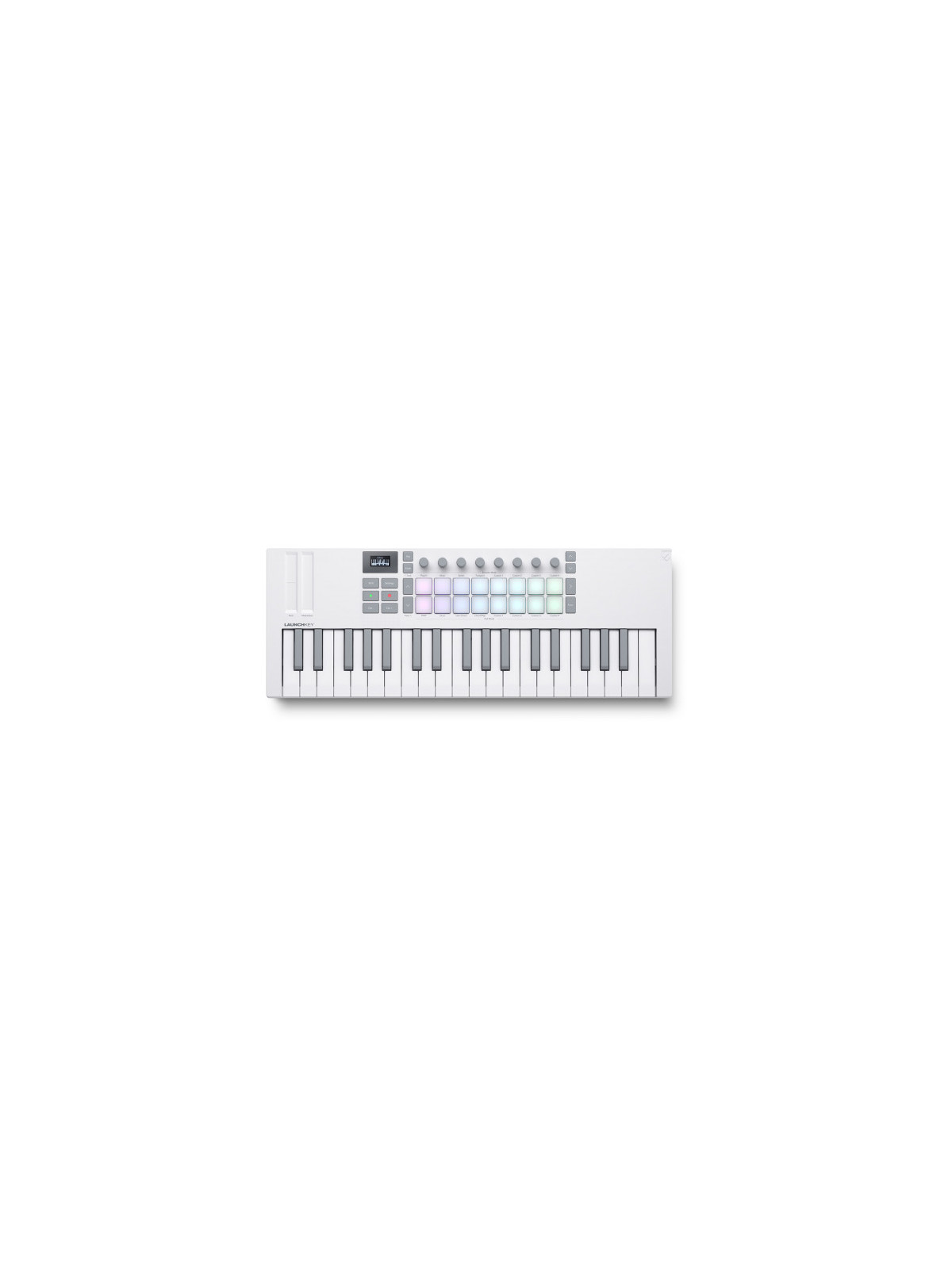 Clavier Maître Novation - LAUNCHKEY-MN37-WH blanc
37 notes, 16 pads