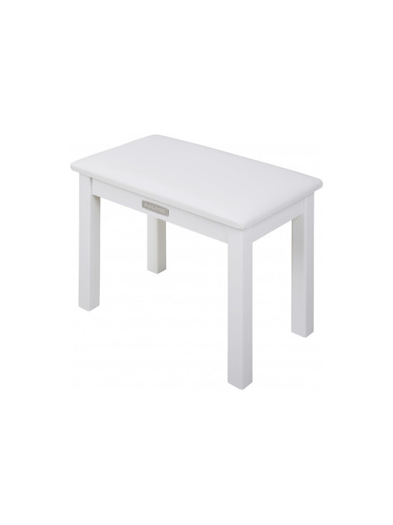 Nux - Banquette piano blanche en bois