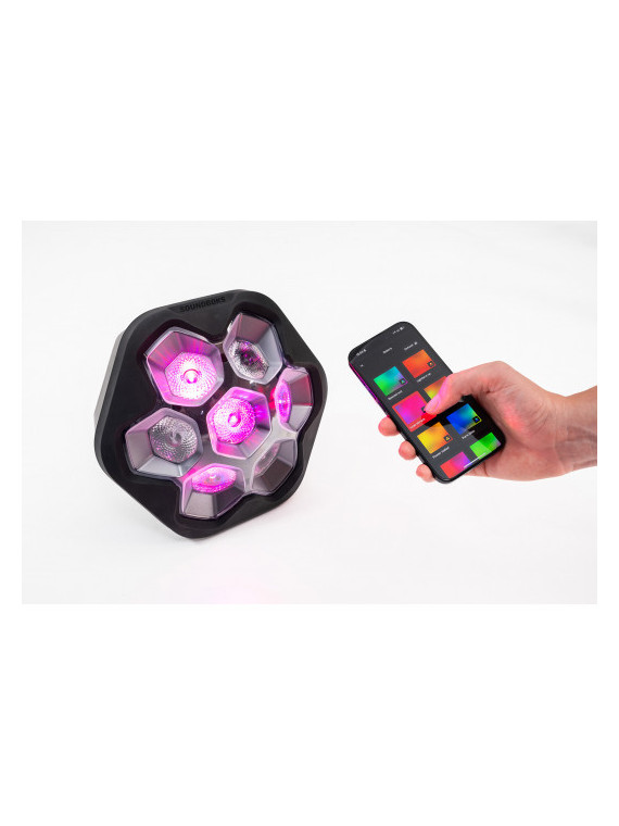 SOUNDBOKS - LIGHTBOKS
Jeu de lumière 7x LED 12W RGBW IP65 sur batterie