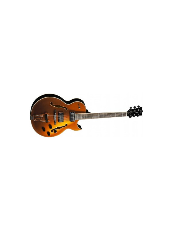 Guitare Electrique Type Hollowbody Jazz single cut - Gold