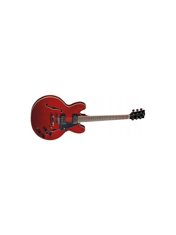 Guitare Electrique Type Hollowbody double cut - Cherry Red
