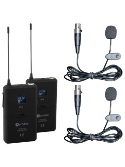 Micro Lavalier Duo Prodipe UHF 100 fréq.
