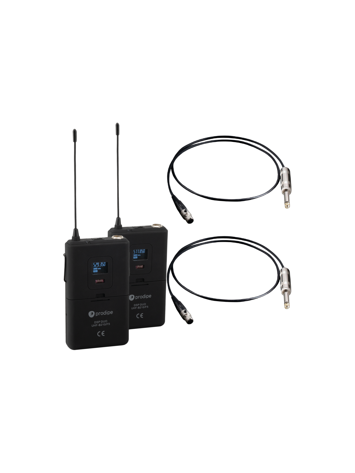 Prodipe boitier ceinture Guitare/Bass UHF Duo