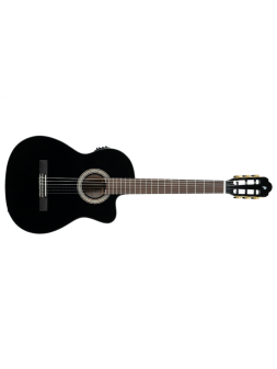Guitare Electro-Classique PRIMERA 4/4 PRODIPE Noir Brillant