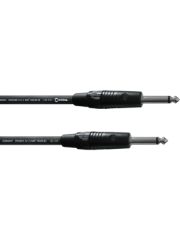 CORDIAL - CPL10PP
Cordon Jack HP - Câble fiches 6,35 mm NEUTRIK - 2x1,5 mm² - 10 m