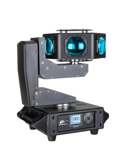 Jb Systems UFO X1

Effet lumineux type soucoupe volante avec 6 LEDs RGBW de 40 W à rotation continue et multiples modes DMX