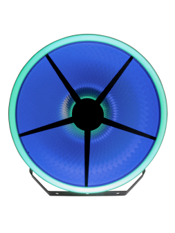 Projecteur d’éclairage rétro avec simulation tungstène et double anneau LED RGB