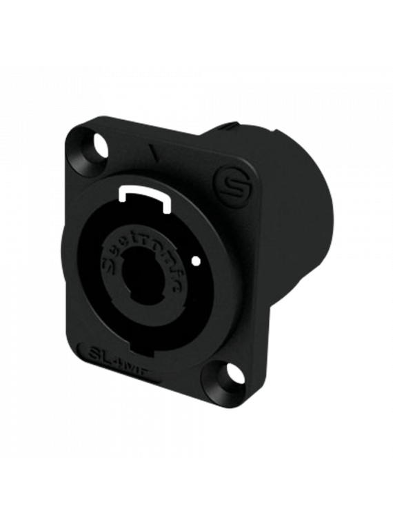 Seetronic Connecteur Chassis Femelle Série D haut-parleur 4P