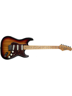 Guitare Electrique Tribute EKO - ST401-SB
Touche érable Type Strat - Sunburst