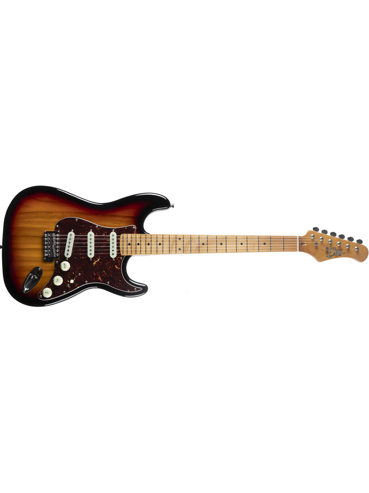 Guitare Electrique Tribute EKO - ST401-SB
Touche érable Type Strat - Sunburst