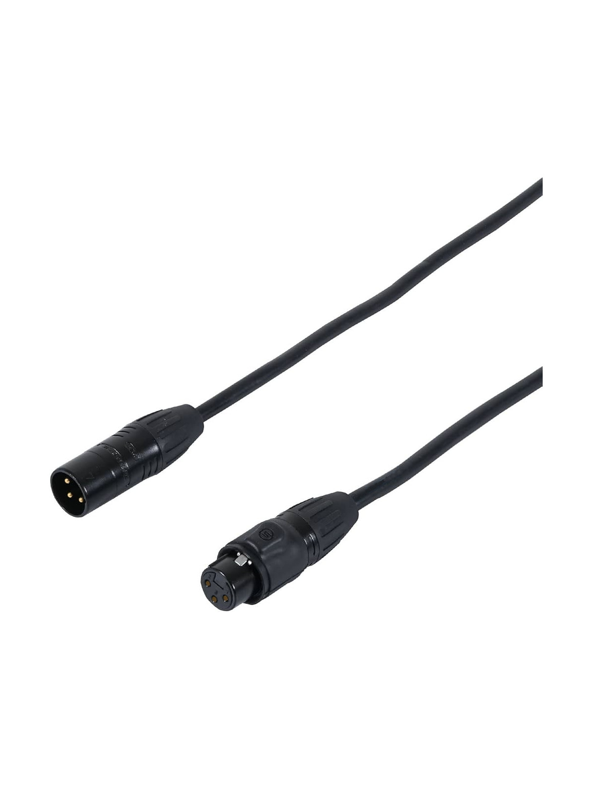 Cordon XLR M/F 5m HQ Pro IP65 Contact Or Seetronic Noir